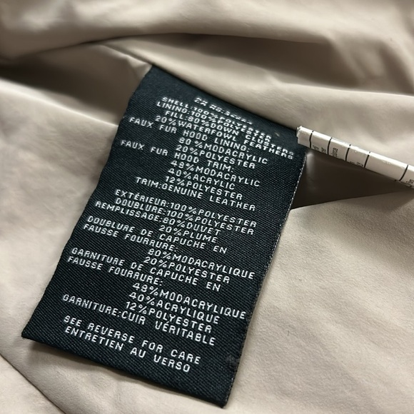 Cole Haan brown parka with faux fur hood - Picture 4 of 6